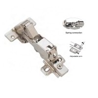 165 degree angle clip on hinge hydraulic buffering kitchen cabinet soft closing hinges for luxury furniture